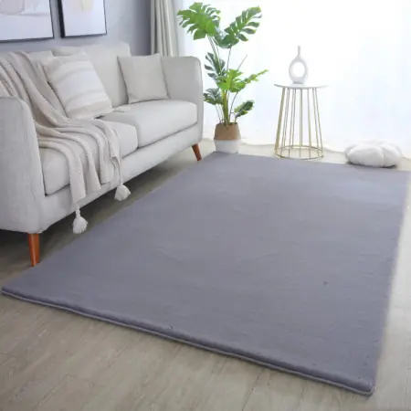 Ultima șansă Covor Pouffy V1 Gri 140 x 200cm
