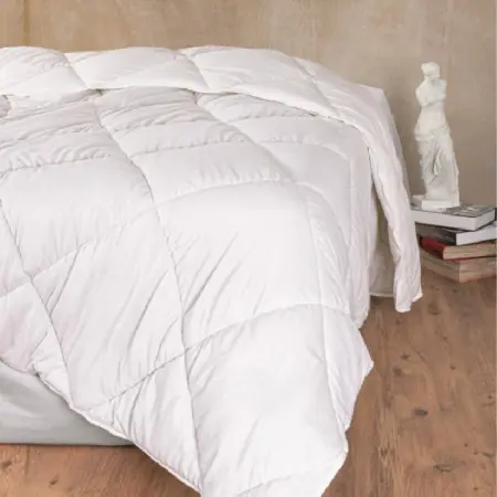 Cel mai bun preț Pilota 2 Persoane Utka Yorgan Cottonbox Alb 195x215 cm (Microfibra)