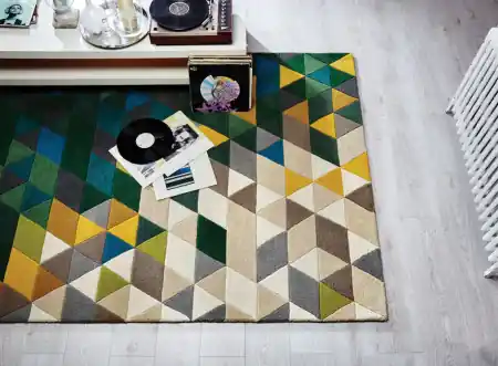 Calitate înaltă Covor Prism Verde/Multicolor 80X150 cm, Flair Rugs