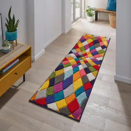 Covor traversă Rhumba Multicolor 66X230 cm, Flair Rugs Preț mic