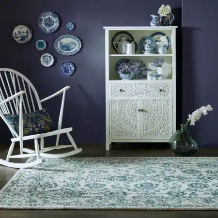 Covor Yasmin Ivory/Albastru 160X230 cm, Flair Rugs Ofertă limitată