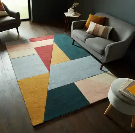 Plată sigură Covor Alwyn Multicolor/Roz 120X170 cm, Flair Rugs