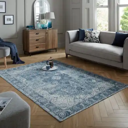 Covor Antique Traditional Albastru 155X230 cm, Flair Rugs Ofertă exclusivă