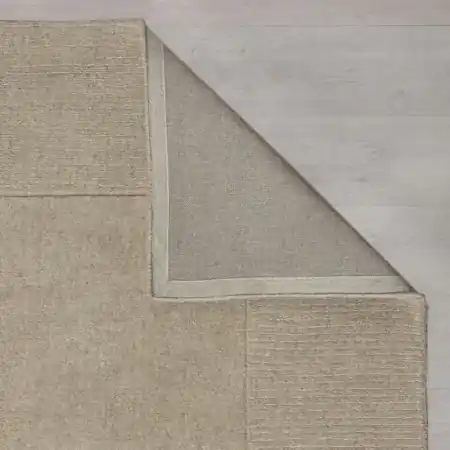 Covor traversă Textured Wool Border Natural 60X230 cm, Flair Rugs Reducere