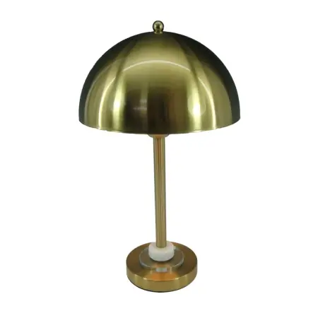 Veioza Lustrous E27 metal auriu 25x25x42 cm Reduceri