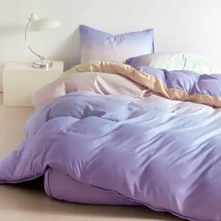 Lenjerie Accent Cobalt (Bumbac Satinat) Reducere