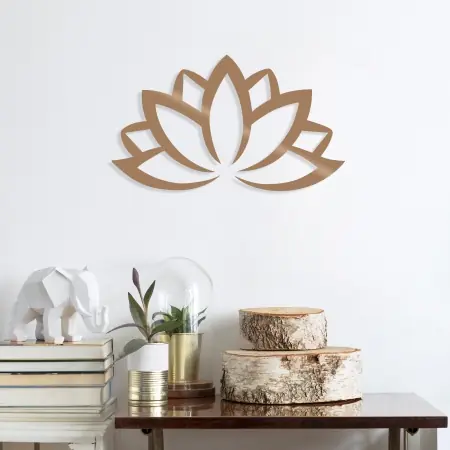 Accesoriu decorativ de perete metalic Metal-410 Caramiziu 60x35 cm Preț redus