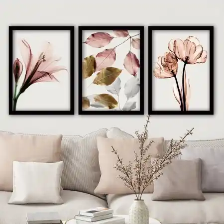 Set tablouri canvas (3 bucati) 3SC194 Multicolor 35x45 cm Ofertă de sezon
