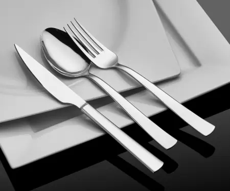 Set tacamuri (24 bucati) Deniz24 Argintiu 21x4.5 cm Super ofertă
