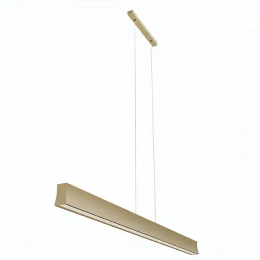 Retur gratuit Lustra moderna aurie liniara cu led 3000k 2850lm Hanok