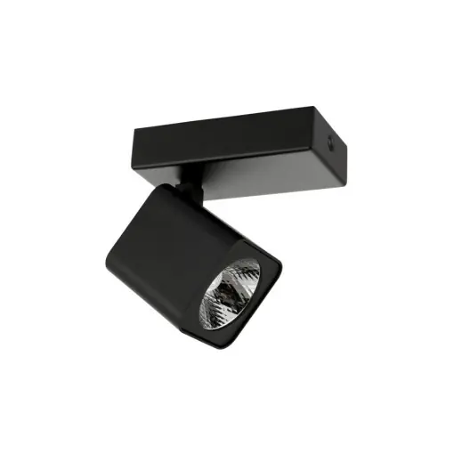 Spot aplicat modern negru patrat cu led Aveiro Popular