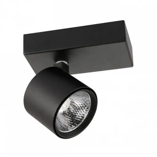 Spot aplicat modern negru rotund cu led Boniva Reducere