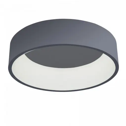 Plafoniera moderna gri rotunda cu led Chiara d45 3000k Reducere de preț