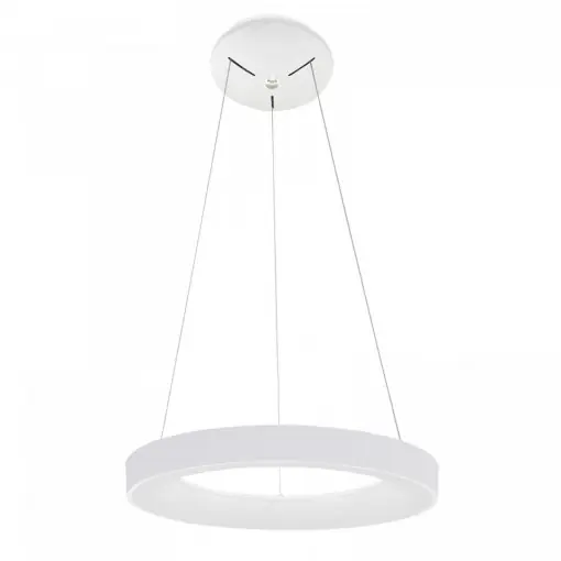 Vezi acum Lustra moderna alba rotunda cu led Giulia d48 3000k