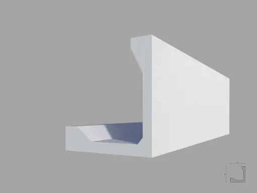 Expediere rapidă Scafa decorativa de interior SD11 dimensiuni 90x125x2000mm