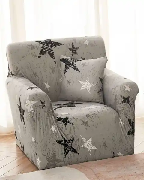 Cel mai bun preț Husa elastica pentru fotoliu, cu brate, gri, HEJ1-23