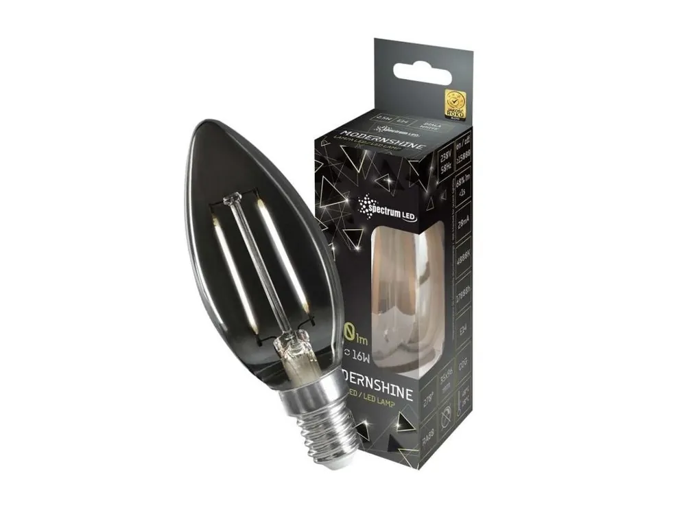 Preț promoțional Bec LED MODERNSHINE SPECTRUM, E14, 2,5 W, 150 lm [WOJ+14467]