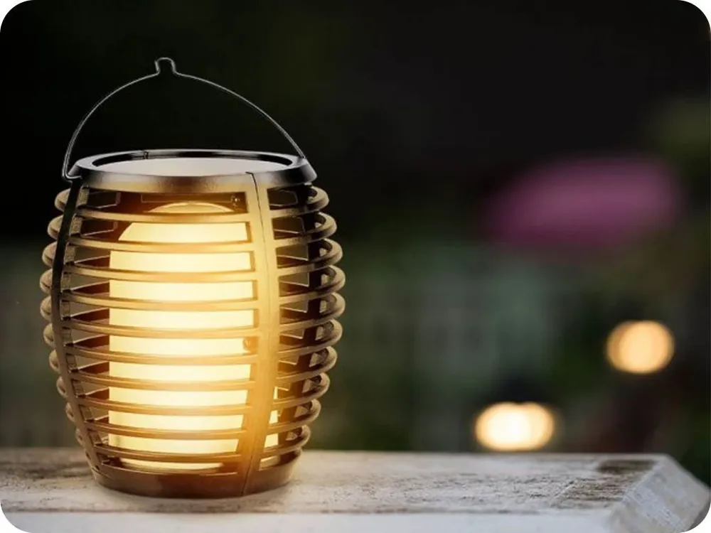 Cel mai vândut Lampă solară cu flacără conectată/pe perete, 0,45W (5lm), 1700K, IP44
