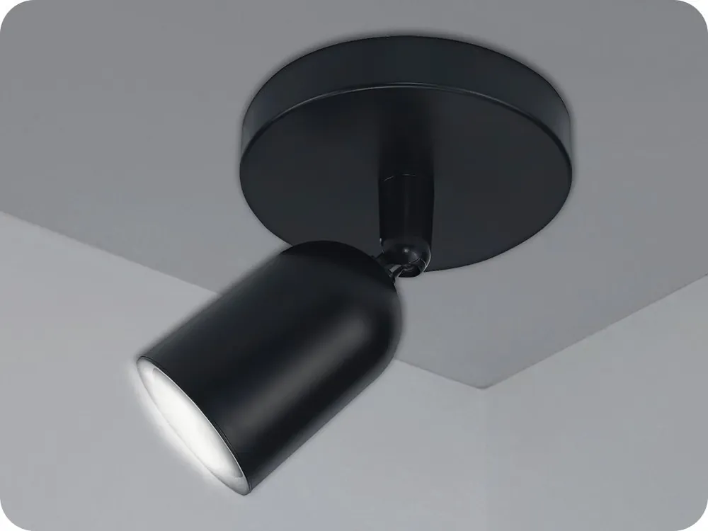 Spot LED Spectrum SOLIS 1xGU10, negru [SLIP005041] Ofertă exclusivă