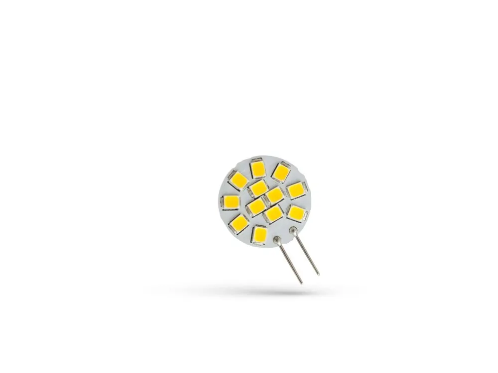 Bec LED cu spectru G4, 1,2 W, 12 LED, 12 V, 20 mm [WOJ+13785] Promoție