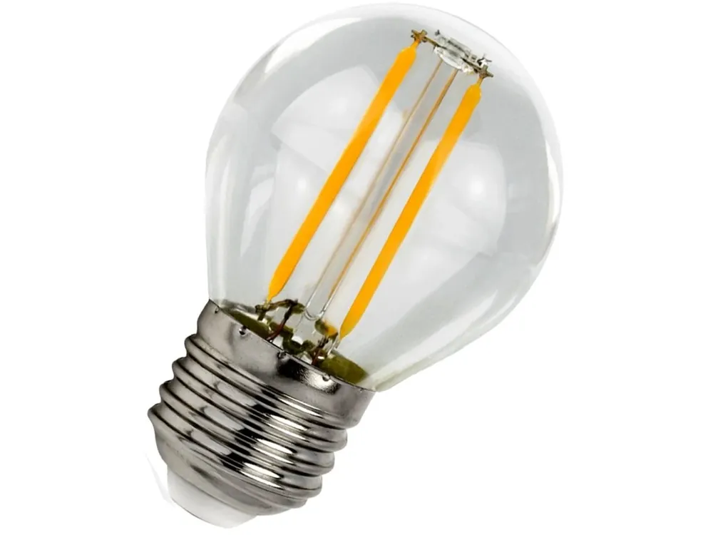 Bec LED Spectrum Retro E27, G45, 1W, 110lm, 4000K [WOJ+145822] Ofertă limitată