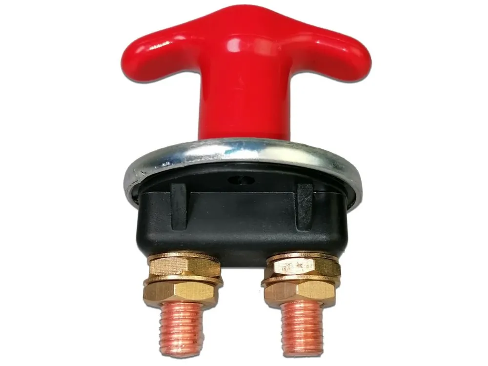 Comutator baterie S-24, deconectare curent pentru tensiune de până la 24V, filet M12 [E1242] Noutate