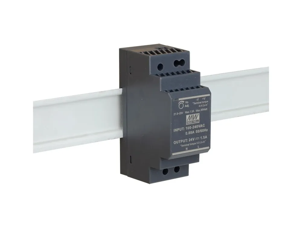 Lichidare de stoc Sursa pe sina DIN, 30W, 24V, HDR-30-24