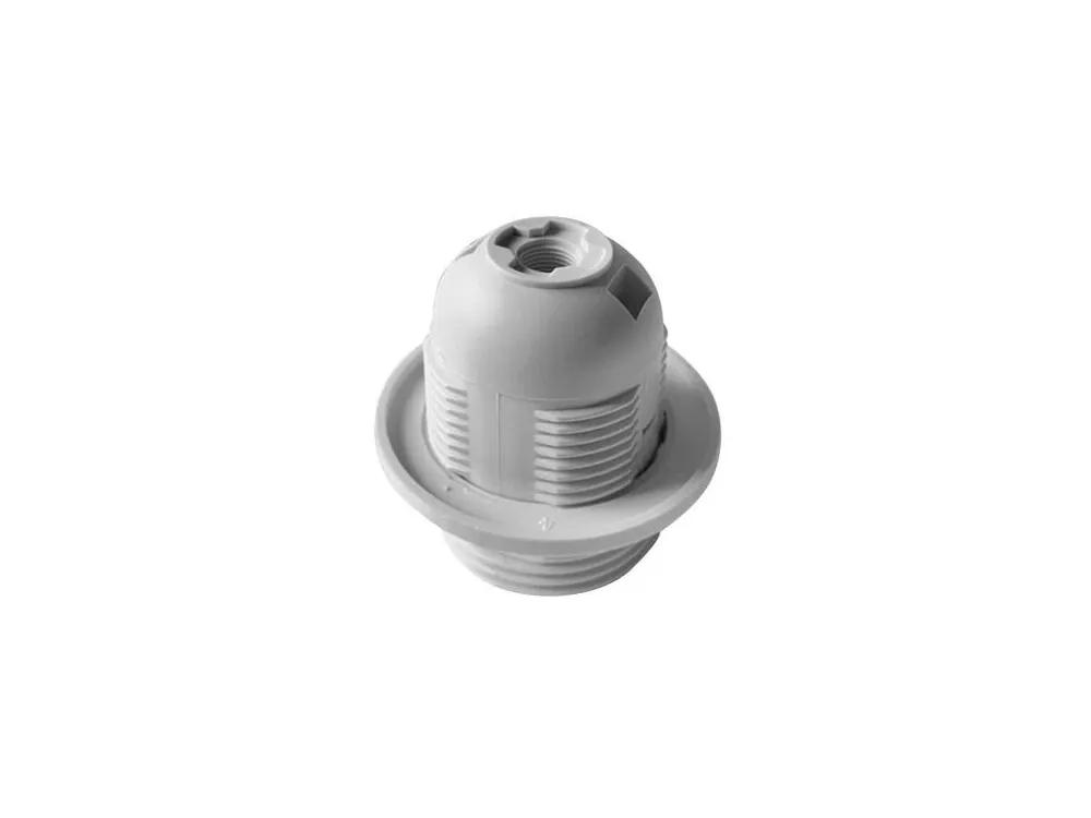 Virone Suport bec E27 cu inel alb [LH/E27-2/W/40] Chilipir