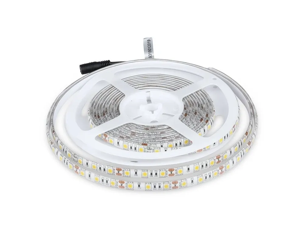 Bandă LED de exterior 12V, 11W/m, 900lm/m, 60 LED-uri/m, impermeabilă, pachet de 5m Livrare expres