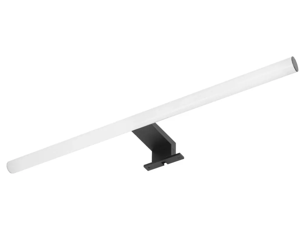 Comandă acum Lampă de baie LED ORNO deasupra oglinzii, 9W, 810lm, 60cm, mâner negru, 4 moduri de fixare, IP44 [AD-OM-6122L4/B]