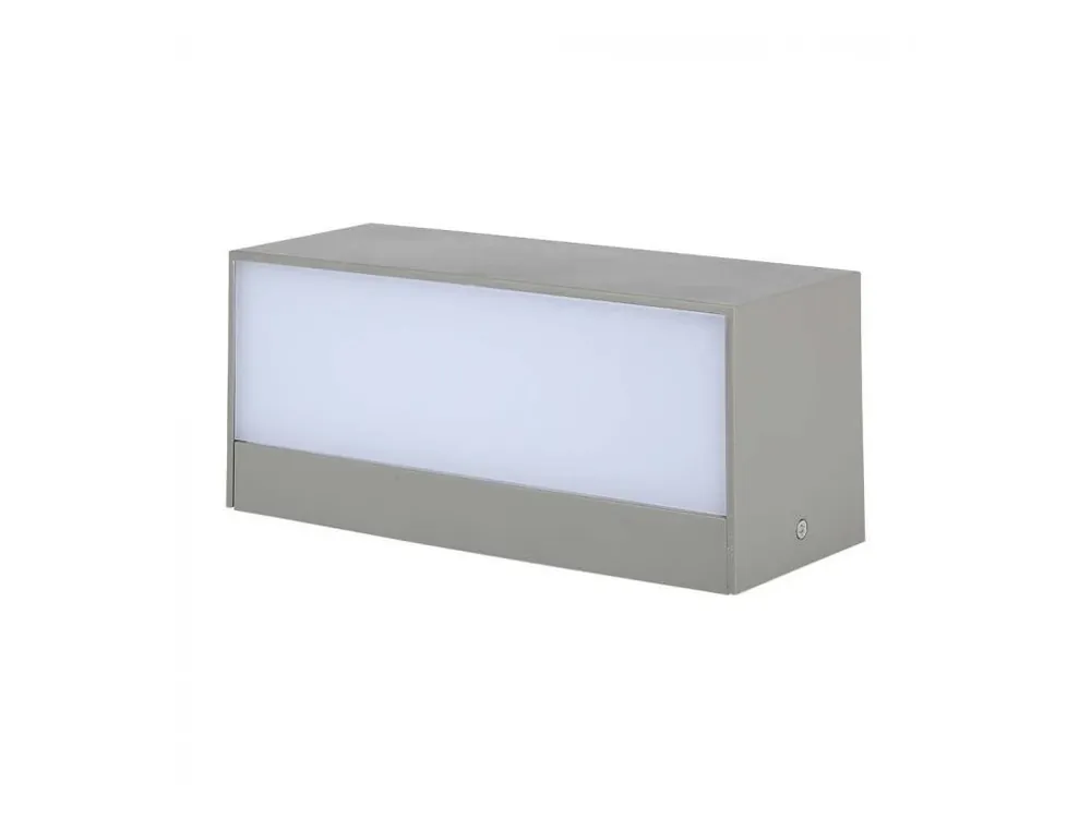 Retur gratuit LED lampă de perete 12W 1150LM UP&DOWN gri IP65