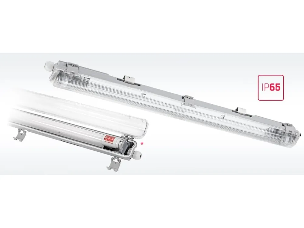 Suport pentru tub LED Limea 1x120cm, IP65 [SLI028032_SLIM] Ieftin