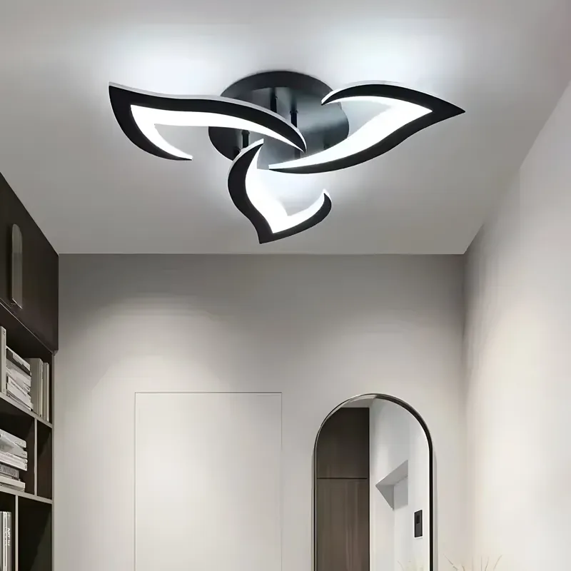 Lustra LED cu Telecomanda LT660/3BK, 3 Elemente, 32W, Lumina 3000/4000/6000K, Negru, Inaltime Reglabila Livrare expres
