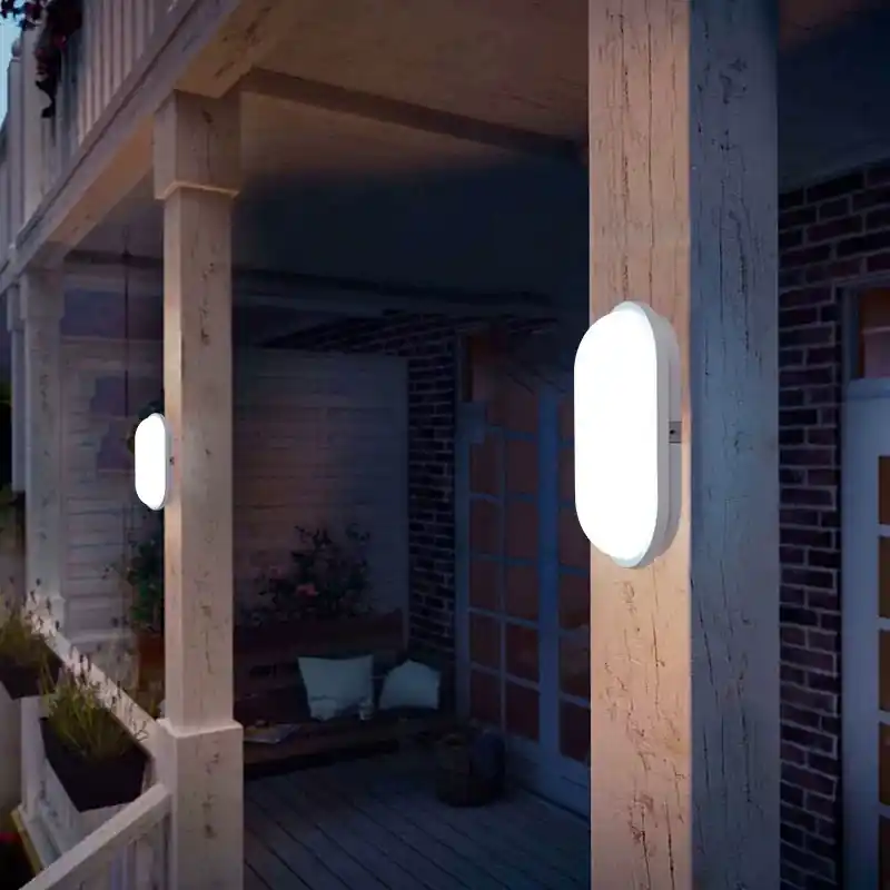 Aplica LED de Exterior AX320/218WH, Lumina Calda 3000K, IP65, Alb, Metal Preferatul clienților