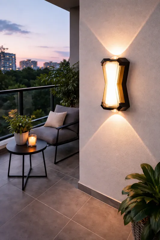 Aplica LED AX216 de Exterior si Interior, 2 Surse x 10W, Metalic, Negru, 3000K Mai ieftin