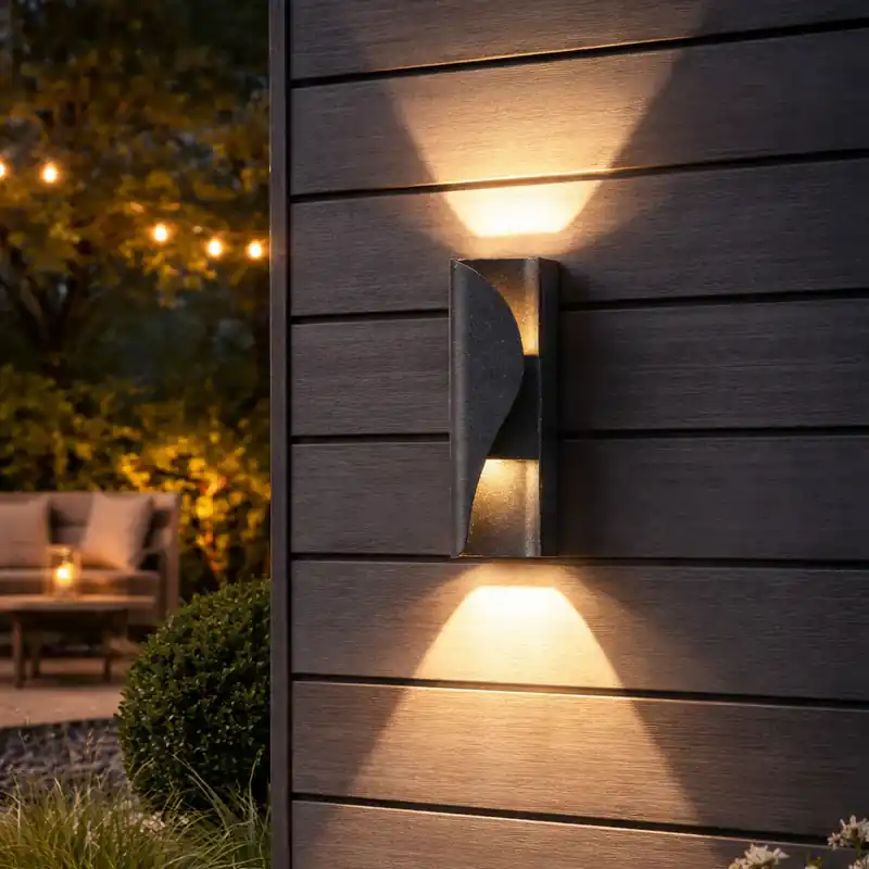 Aplica LED AX221 de Exterior si Interior, 2 Surse x 6W, Metalic, Negru, 3000K Cel mai vândut