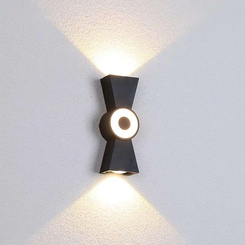 Aplica LED de Exterior AX161, 7W, Metal, Negru Promoție