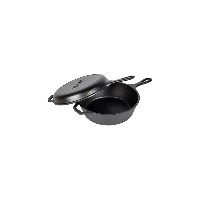 Set 2 tigai din fonta cu maner Lodge Combo Cooker 26 cm L-LCC3 Nu rata
