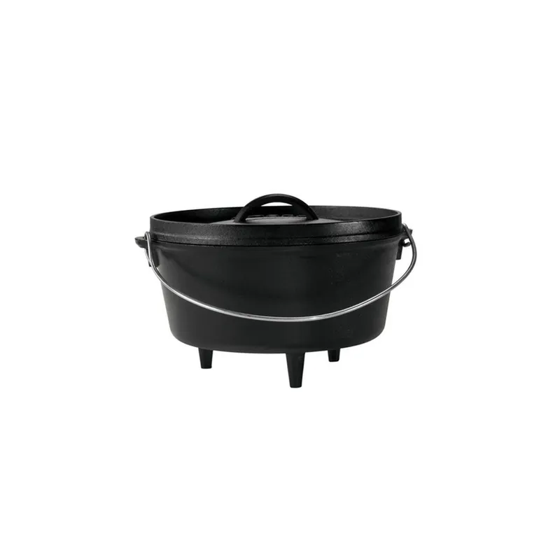 Bestseller Ceaun din fonta cu capac - cuptor olandez Lodge 25,4 cm 4,7 litri L-10DCO3
