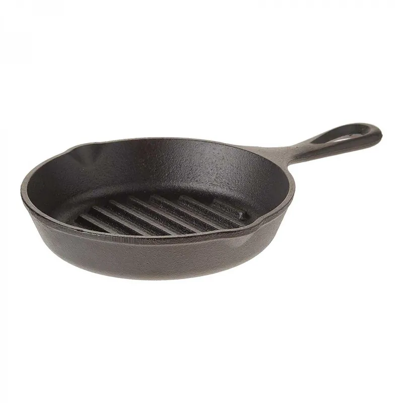 Comandă acum Tigaie grill adanca rotunda din fonta cu maner Lodge 16,5 cm L-3GP