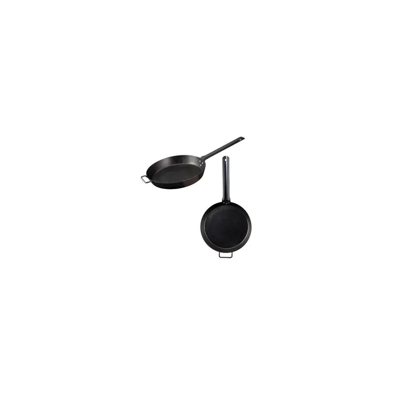 Ofertă Tigaie adanca rotunda din otel carbon Lumberjack cu maner 40 cm Camp Chef CC-SLJ16