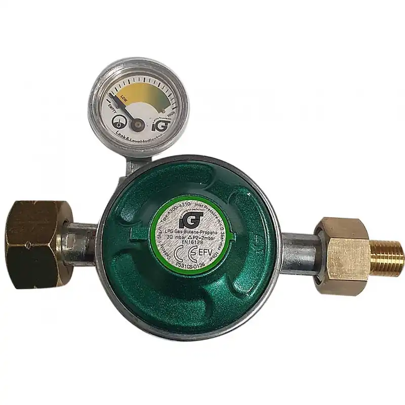 Cumpără acum Set regulator gaz de presiune cu furtun si manometru Grand Hall A00080040T