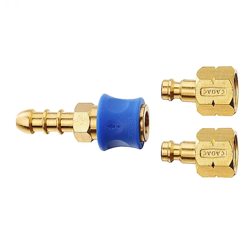 Popular Conexiune dubla Quick Release pentru furtun de gaz la gratar Cadac 338-1