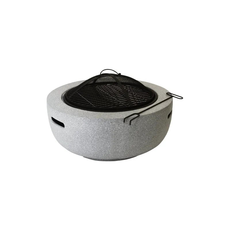 Bol de foc din colectia Fancy Flames, Esschert Design, L 59.8 x W 59.8 x H 35.2 cm Ofertă specială