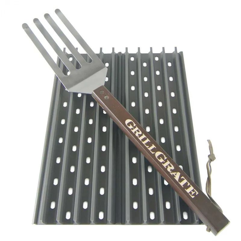 Set 2 grile pentru gratar de 41,5 x 13 cm si spatula GrillGrate WGG16.25K Reducere