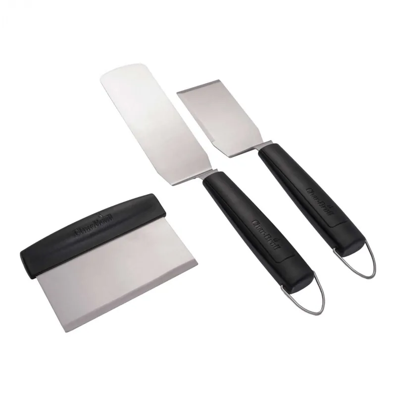 Ieftin Set 3 spatule pentru gratar si plancha Char-Broil 140022