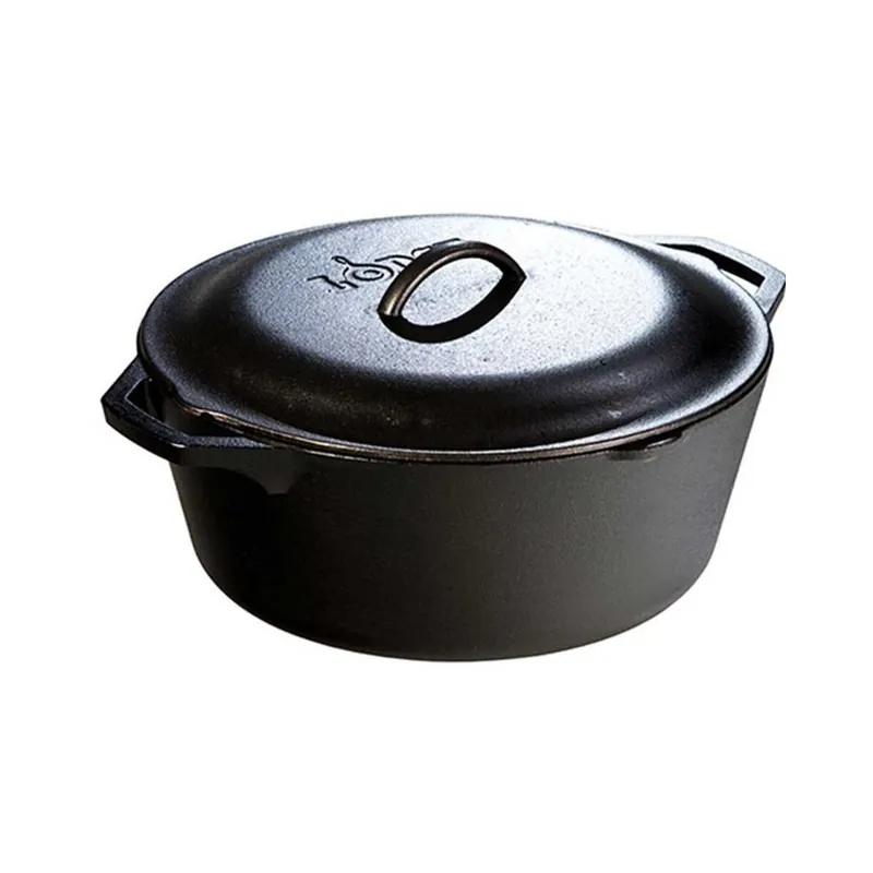 Ceaun din fonta cu capac - cuptor olandez Lodge 30 cm 6,7 litri L-10DOL3 Mai ieftin
