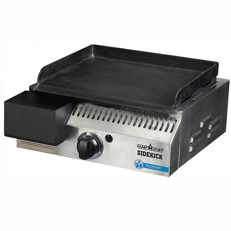 Mai ieftin Arzator lateral pe gaz tip plancha din fonta pentru grill-urile pe peleti Woodwind Camp Chef Sidekick CC-PG14EU