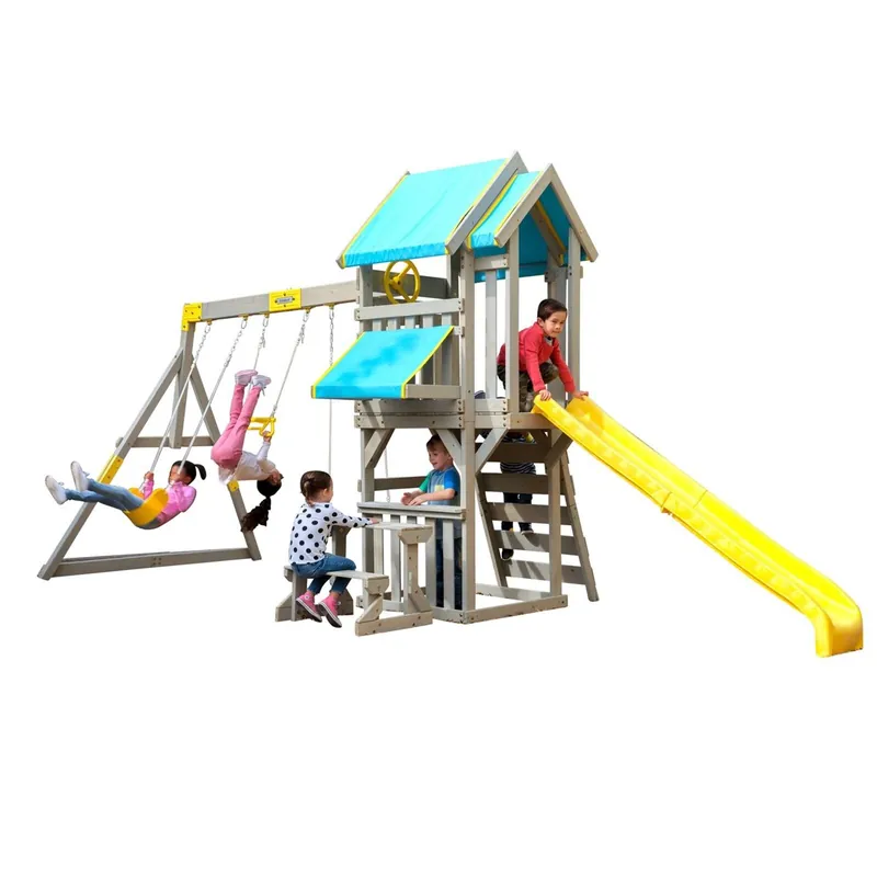 Livrare rapidă Complex de joaca din lemn de cedru Seacove Deluxe Kidkraft F29075