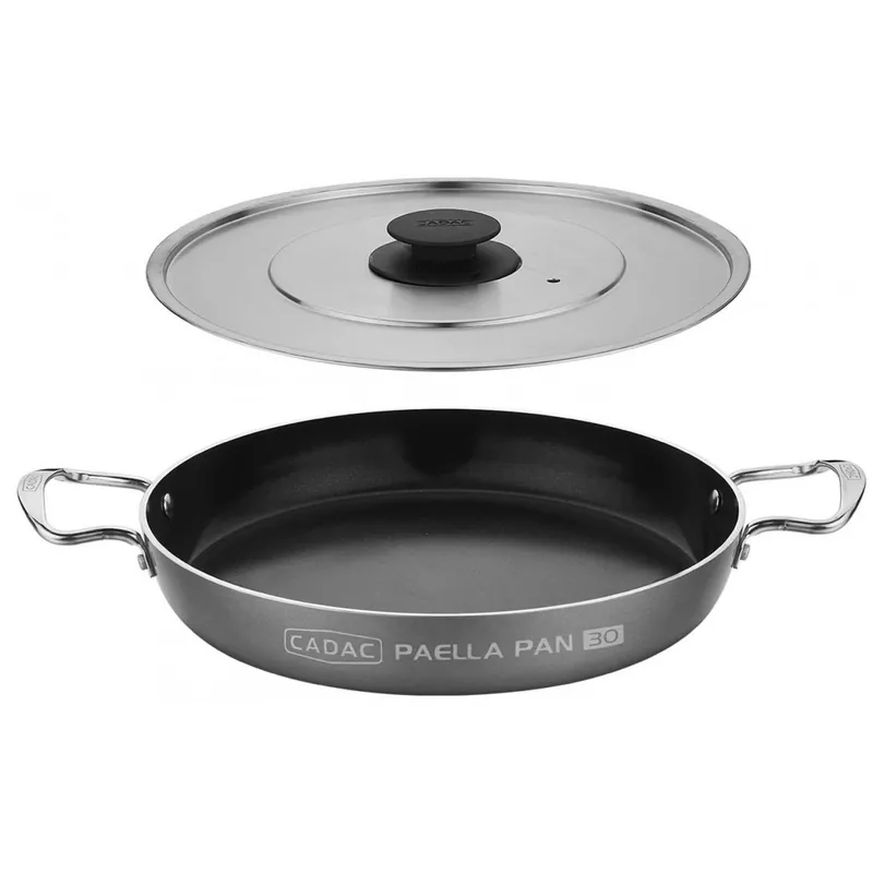 Tava paella cu capac 28 cm antiaderenta pentru gratar Cadac 8635 Super ofertă